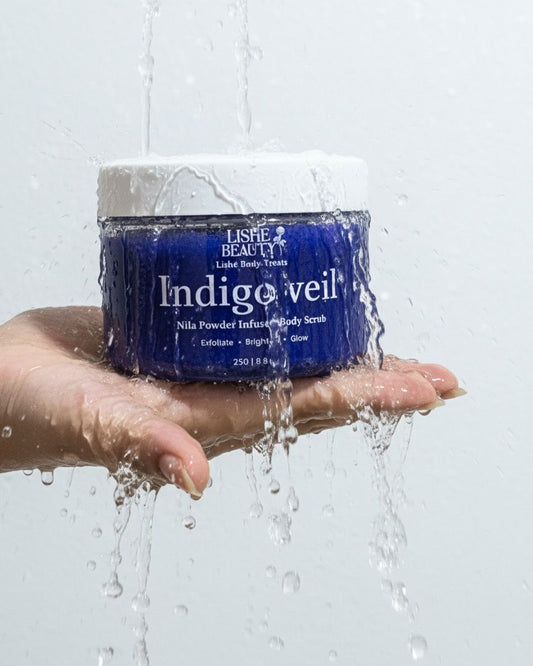 Indigo Veil Body Scrub - Infused with Moroccan Nila Powder
