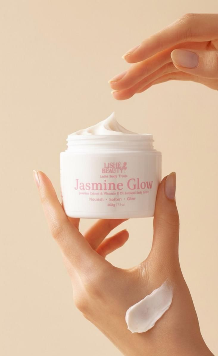 Jasmine Glow Whipped Body Butter - Infused with Vitamin E Oil & Jasmine Extract