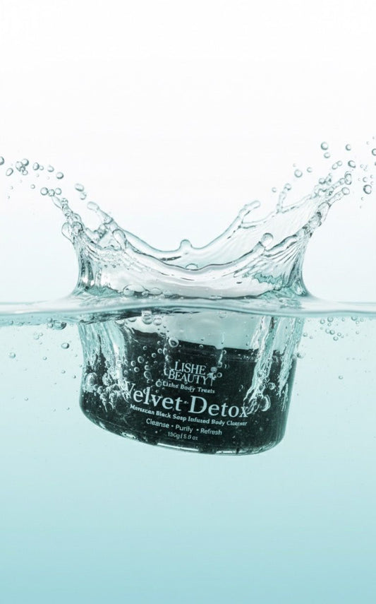 Velvet Detox Body Cleanser - Infused with Moroccan Black Soap