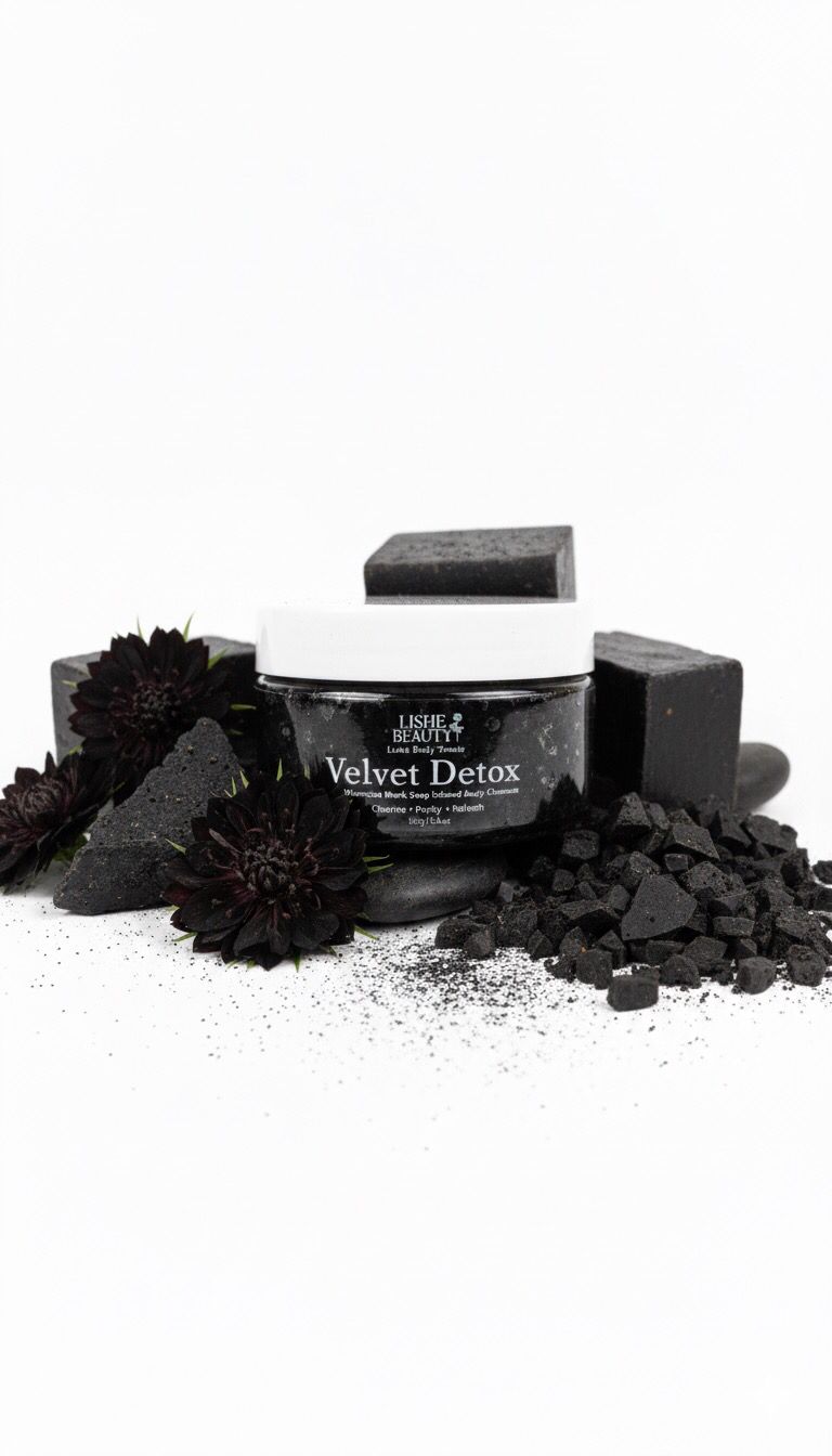 Velvet Detox Body Cleanser - Infused with Moroccan Black Soap