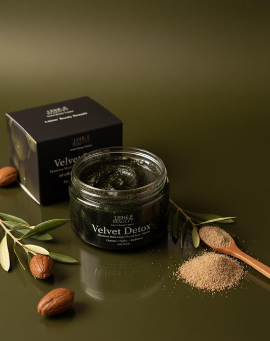 Velvet Detox Body Cleanser - Infused with Moroccan Black Soap